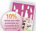 Remise anniversaire Remise anniversaire