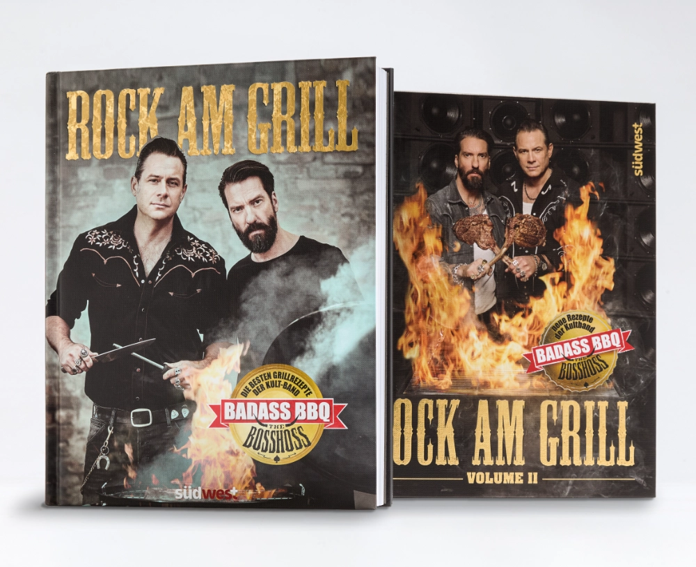 1. Platz: Beide Rock am Grill Kochbücher von The BossHoss und ein 150€ JP1880 Gutschein