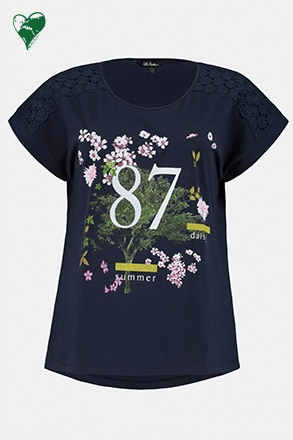Shirt van biologisch katoen, oversized