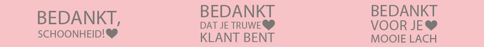 Bedankt Schoonheid ❤ Bedankt Schoonheid ❤