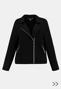 Biker-Strickjacke