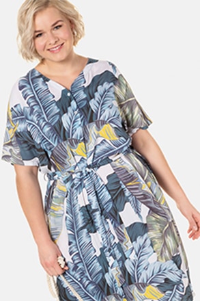 Robe, imprimé jungle