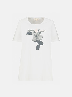 T-shirt, motif de fleurs