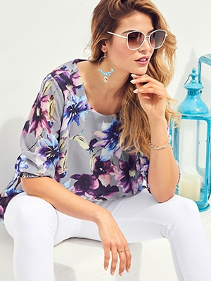 Floral Layer Blouse