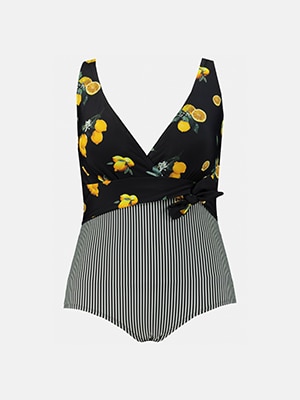Lemon Stripe Swimsuit