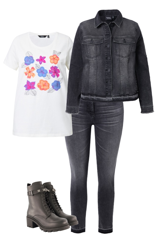A look that blossoms