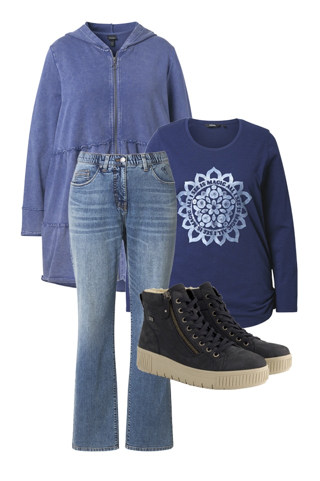 No sadness – just style: feeling blue