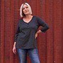 the model wears a shirt
