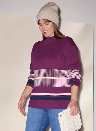 The model poses in the new collection from PURE