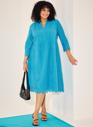 The model poses in the new collection from Modern View