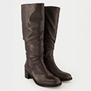 A brown leather pencil in cowboy look