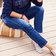 Close-up of a pair of jeans