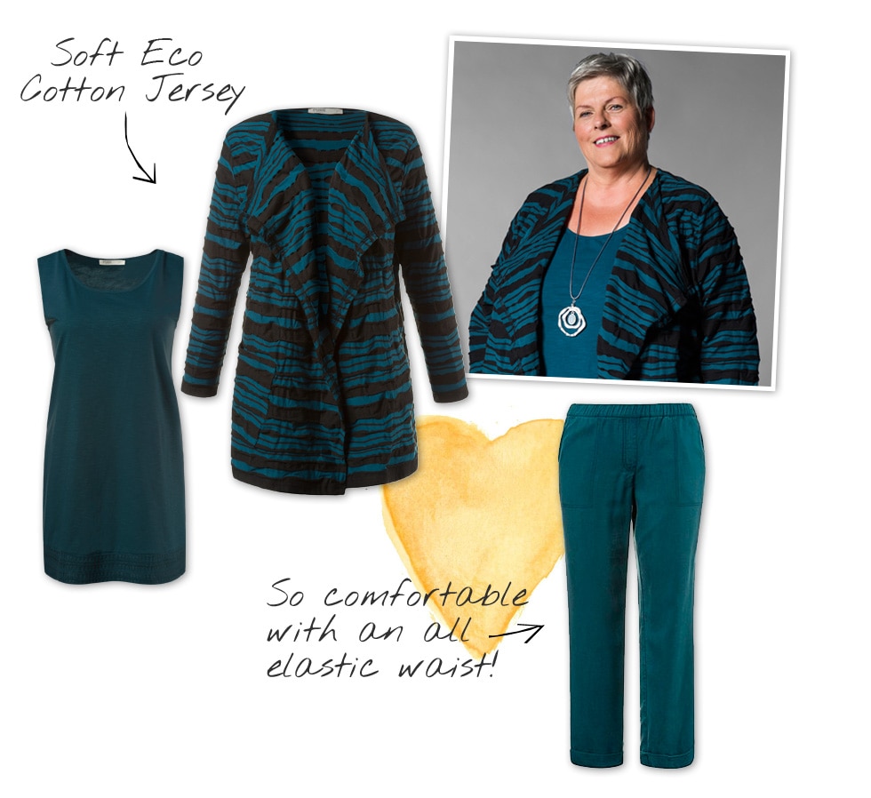 Plus size: shop for women's plus size clothing ulla popken Petrol frabe