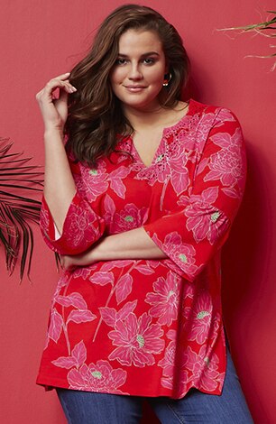 Flounce Sleeve Stretch Knit Top
Flounce Sleeve Stretch Knit Top