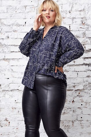 imitatieleren legging imitatieleren legging