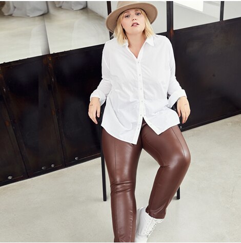 imitatieleren legging imitatieleren legging