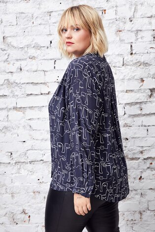 Oversized Hemdbluse Oversized Hemdbluse