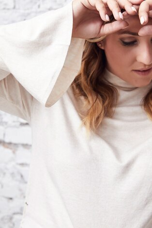 Pullover mit Schnürung Pullover mit Schnürung