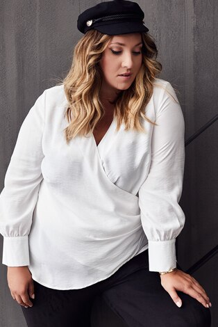 Wickelbluse Wickelbluse