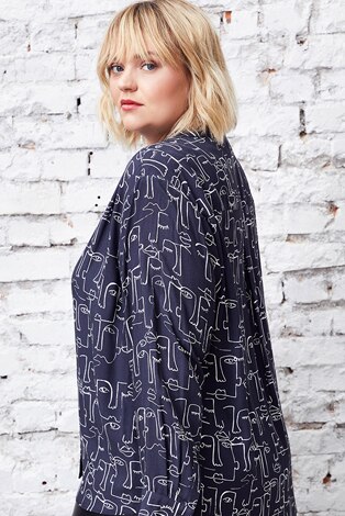 oversize skjortblus oversize skjortblus