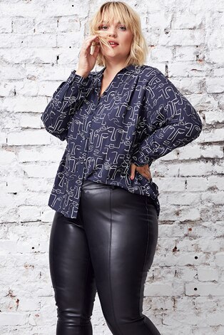 Lederimitat Leggings Lederimitat Leggings